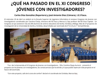 XI Congreso Jóvenes con Investigadores. 
